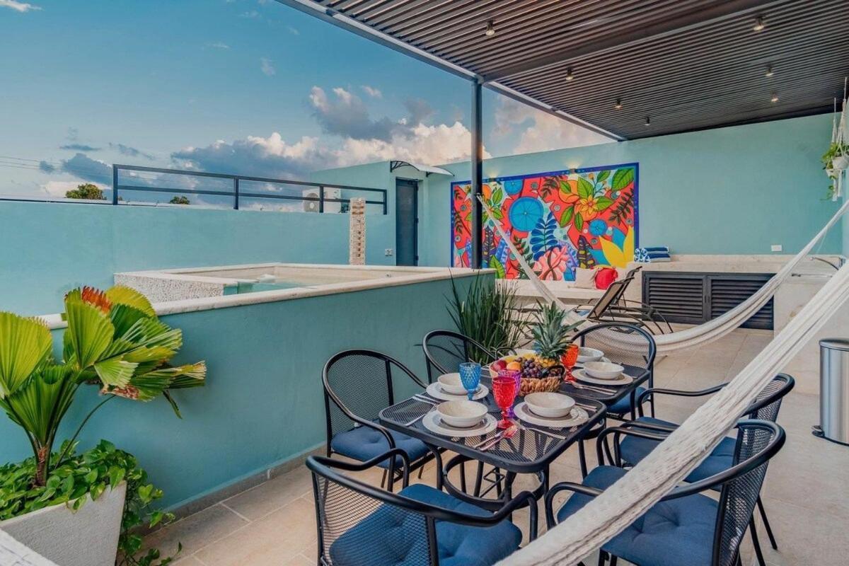 Rincon Del Cielo Rooftop With Glass Walled Pool Mérida Eksteriør bilde